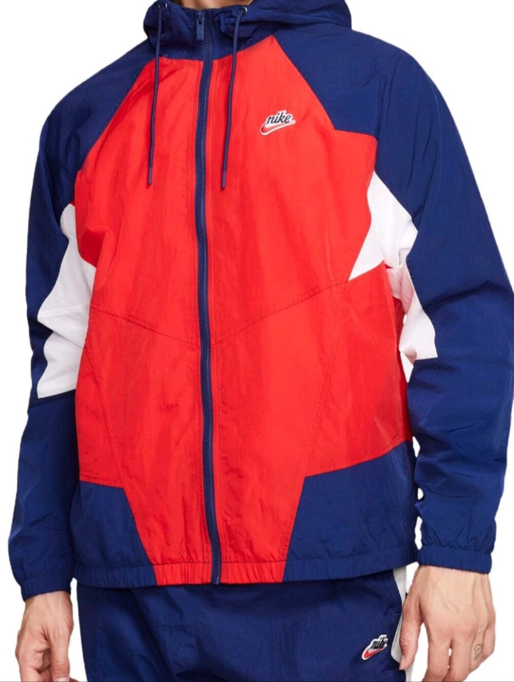 Nike Sportswear Heritage Windrunner Hooded Jacket Windbreaker Men’s Size Large